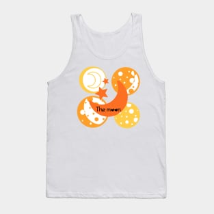 love you, star,moon Tank Top